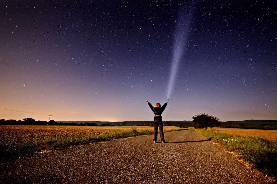 Photo Flashlight beam